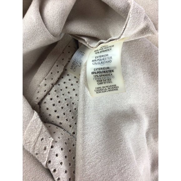 Calvin Klein Blouse Suede-like Large rear zipper Excellent condition - Picture 7 of 9